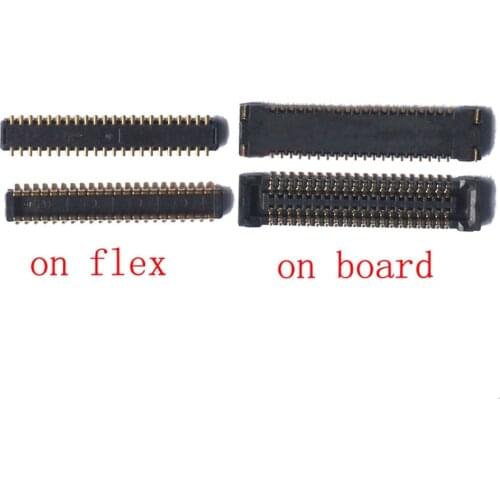 2pcs LCD Display Screen Flex Cable FPC Connector For Xiaomi Mi 6 M6 redmi 5 hongmi pro Mix Plug Port Clip On Motherboard 40pin