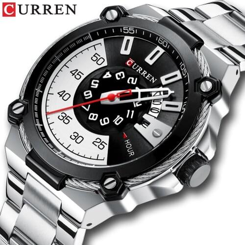 Relogio Masculino CURREN New Watches Top Brand Luxury Business Dress Military Wrist Watch Man Clock Fashion Quartz Wristwatch