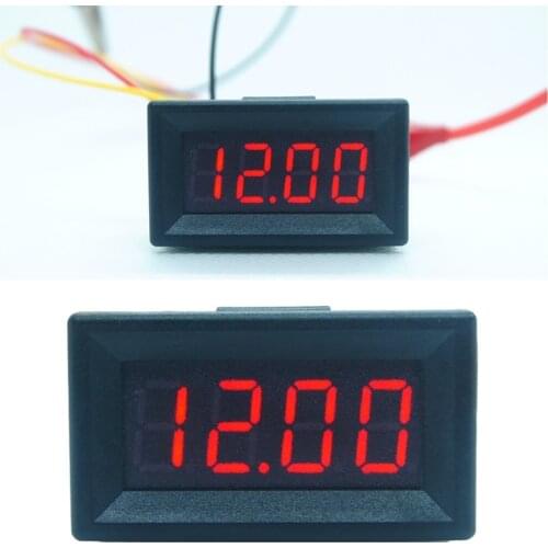 DC 0-99.99V (100V) 4-digits 0.36inch Digital Voltmeter 3Wire Voltage Panel Meter
