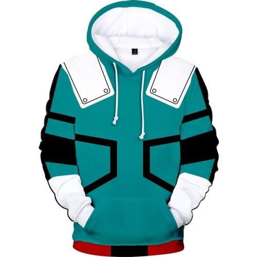 2020 Hot Sale My Hero Academia 3D Hoodies Men/Women Personality Fashion Pullover Hip Hop Hoodie My Hero Academia Mens Sweatshirt