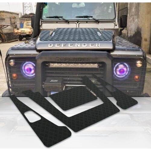 Hot sale off road vehicle auto parts aluminum alloy hood cover bonnet vents fit for Land Rover Defender
