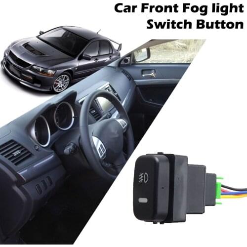 Car Front Fog Light Switch Car Dashboard Button Fit For Mitsubishi Lancer Pajero ASX Eclipse Car Accessories