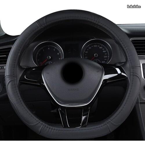 KOKOLOLEE Leather Car Steering Wheel Cover For Perodua Myvi Alza Axia Viva Kelisa Bezza Kancil Aruz Rusa