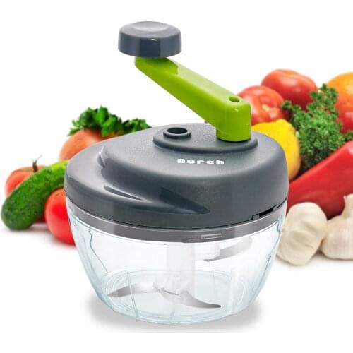 Hand Crank Food Processor Fast Chopper Manual Food Grinder Multifunctional Mincer For Onion Meat Garlic