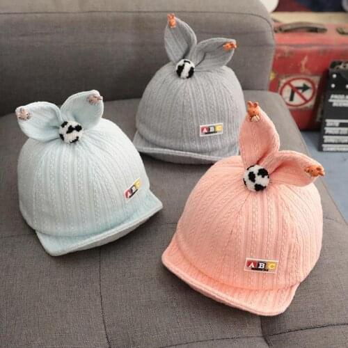 New Fashion Baby cap girl baby spring autumn children baseball cap autumn winter Bonnet Baby fashion style warm hat wrap cap