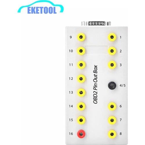 OBD2 Pin Out Box Breakout Tester Auto Connector Change the Pin Settings Auto OBD2 16Pin Diagnostic Tool Quickly Switch