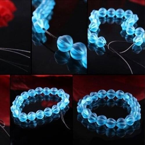 393inch/Roll Strong Elastic Crystal Beading Cord 1mm for Bracelets Stretch Thread String Necklace DIY Jewelry Making Cords Line