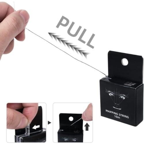 Tattoo Thread Eyebrow Marker Thread Tattoo Brows Ruler Auxiliary Line Drawing With Ink Positioning Mapping Line Box New Korean