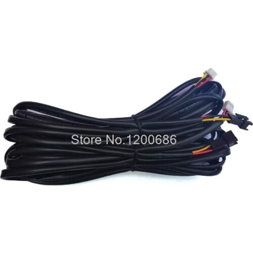 1M 2.54 3Pin SM2.54 XH2.54 SM 22AWG 5PCS SM-3P female to XH2.54 3P connector wire harness with PVC sleeve caover 1000mm