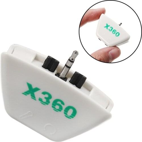 1PC Professional Mic Headset Earphone Headphone Converter Adapter For Xbox 360 Controller Game Replacement Accessories