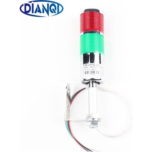 2 color LTA Vertical Industrial Multilayer Stack light Lamp Signal Tower Alarm caution light Flash Industrial Tower LED Silver