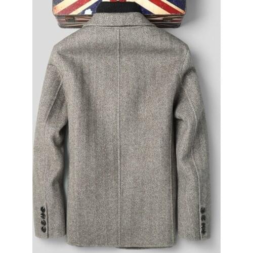 2020 Wool Coat Men Double-sided Autumn Jacket Mens Overcoat Coats and Jackets Blazer Abrigo Hombre LSY088197 KJ2250