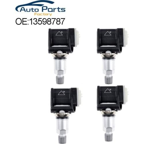 4 PCS 13598787 Fits For Cadillac Chevrolet GMC Genuine New Tire Pressure Sensor TPMS Sensor