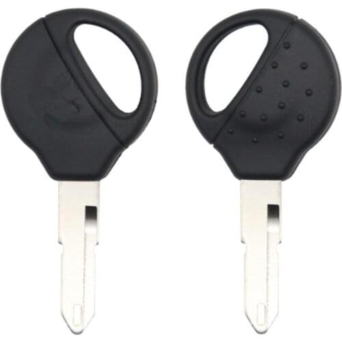 DAKATU Replacement Car Key Case Transponder Key Shell For Peugeot 206/207 Can Install Chip