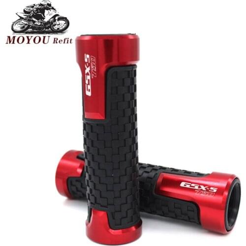 For SUZUKI GSX-S750 GSXS750 GSX S750 GSXS 750 Motorcycle Accessories 7/8'' 22MM CNC Handlebar Grips Handle Grip Handle bar