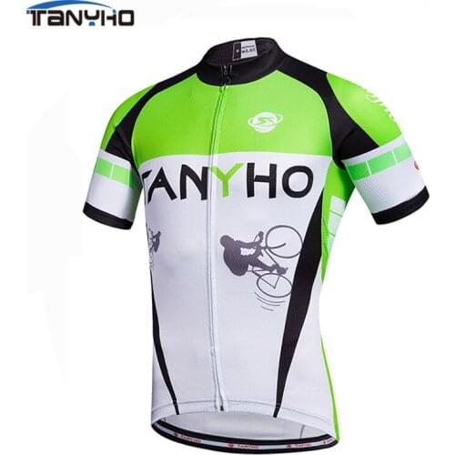 Tanyho Outdoor Sports Breathable Cycling Jersey Shirt Racing Bicycle Clothing Ropa Maillot Ciclismo MTB Bike Clothes swear