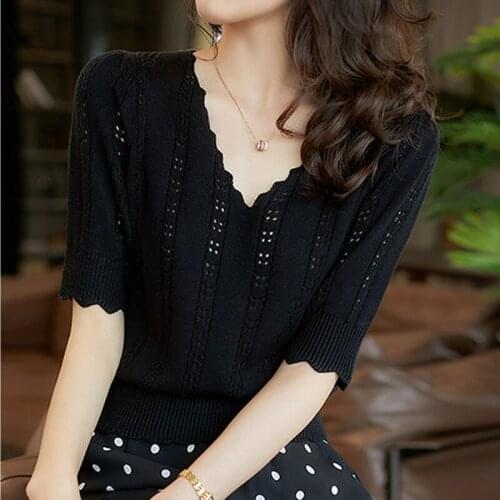 Madou girl Knitted Blouses