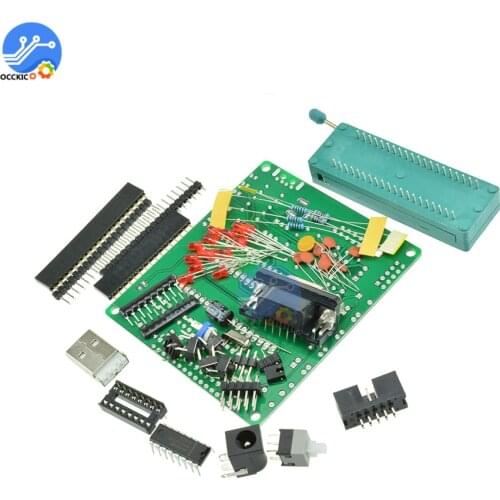 C51 AVR MCU Development Board DIY Learning Board Kit Parts and Components For DIY User