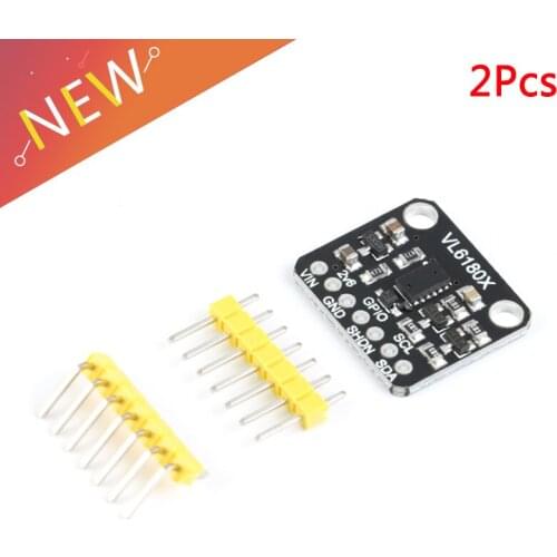 2Pcs VL6180 VL6180X Ranging Sensor Module Optical Ranging Sensor Module Precision Ranging Balance Car for Arduino I2C Interface