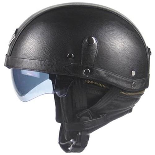 Unisex motorcycle helmet half open face retro helmets chopper bikes motorcycle half helmet motocross helmet
