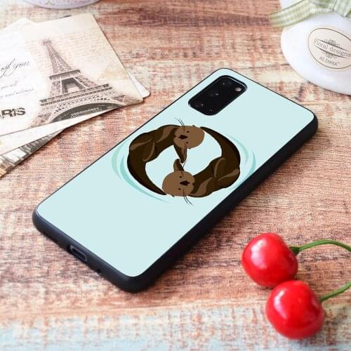 For Samsung Galaxy Otter Friends Soft TPU border Samsung Galaxy Case