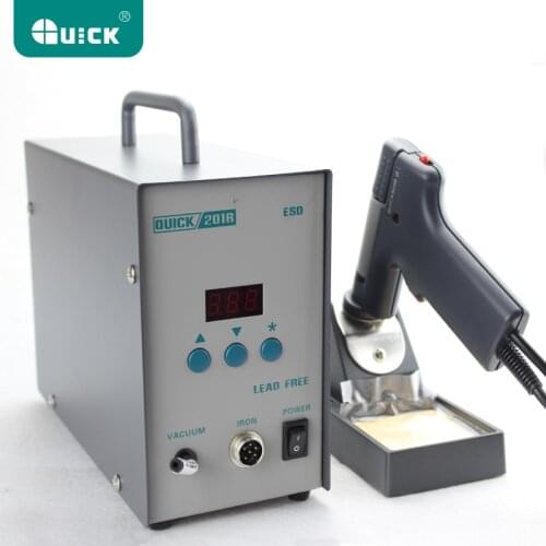 Original QUICK 201B ESD Electric Suction Tin Gun QUICK201B Dismantling Static Electric Suction Tin Pump 90W