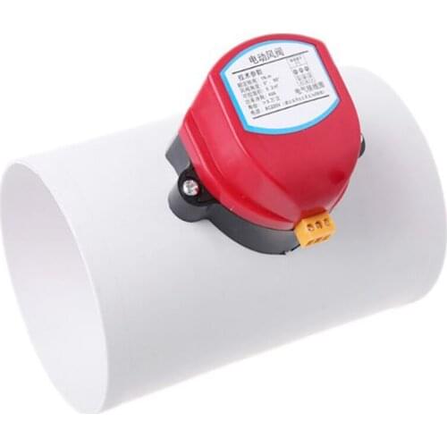 New 220V Plastic Electric Damper Check Valve 110Mm Air Volume Control Valves for Ventilation Pipe Acid and Alkali Damper