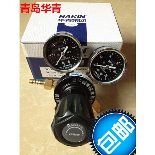 Qingdao Huaqing YQD-09 Nitrogen Pressure Reducer Nitrogen Barometer Copper Nitrogen Pressure Reducer Valve