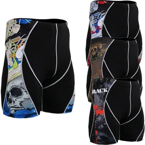 Summer Men Sports Shorts Compression Skin Tight Running Training MMA GYM Basketball Elastic Bodybuilding Trousers Fitness Shorts