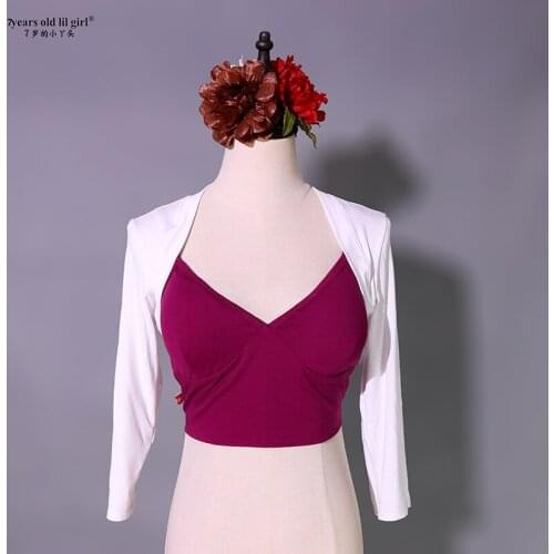 Belly dance top belly dance costume modal YOGA ballet modal rayon shrug short sleeves top HD28