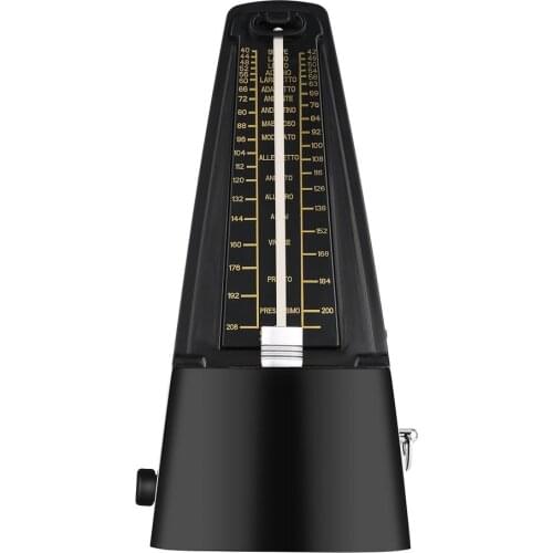 OUTAD Traditional Wind Up Mechanical Metronome for Piano Guitar Bass Drum Violin Musical Instruments Musicians