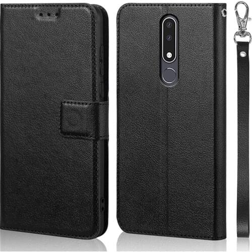 Shockproof magnetic Case for Nokia 3.1 Plus Phone Case flip leather Case Mobile silicone Shell Cover with card slots