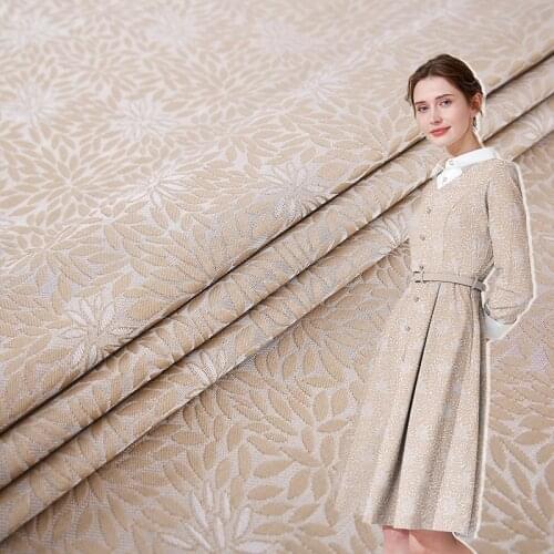 Jacquard brocade fabric the dresses material sewing for dress women home textile fabrics upholstery fabric