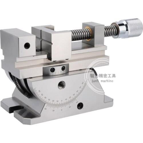 2-inch、Universal precision vise, 360 degree rotation, adjustable angle, grinder, manual, Wanli screwdriver
