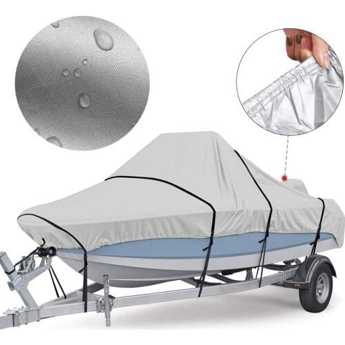 300D Oxford Fabric Anti-smashing Durable and Tear Proof Boat Cover Waterproof Yacht Outdoor Protection Heavy Duty Reflective