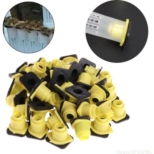 50Pcs Bee Queen King Cage Case Anti Bite Accessories Equipment Insects Tools Bee Feeder Beekeeping Tools W215