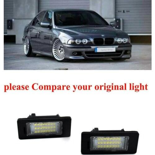 Car Accessories Special Car License Plate Lamp For Bmw e39 e60 e61 e46csl e90 e91 e92 e93 e82 e88 car products canbus error free
