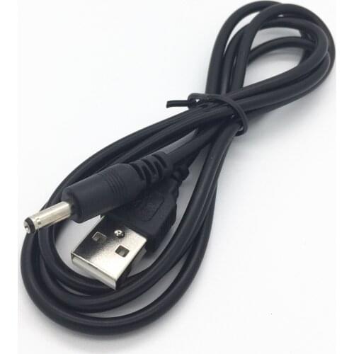 Free Shipping PC Laptop USB Male To 5V DC 3.5mm X 1.35mm Barrel Connector Power Cable Cord