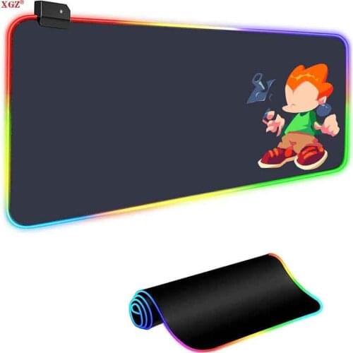 Xgz Large Game Animation Large Mouse Pad RGB Backlight Pad Mause XXL Desktop Keyboard Computer Pad Csgo L Player Desk Pad CN