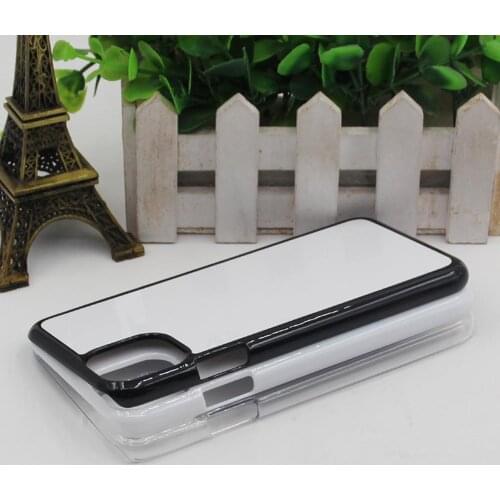 50pcs/lot 2D Blank Sublimation edge Phone Case For iPhone11 11pro 11pro Max DIY Printing Heat Press Transfer Cases Cover