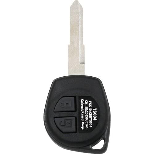 2 Button Smart Remote Car Key Shell Case Housing + Rubber Pad HU133 Uncut Blade for Suzuki Alto Ignis SX4 Swift Wagon R Splash