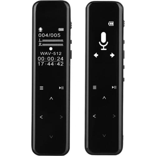 M19 Digital Voice Activated Recorder Dictaphone Touch Screen Sound Audio Recording Device MP3 Player Professional Voice Record