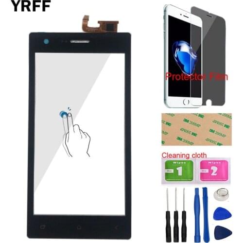 5.0'' Mobile Touch Screen Digitizer Panel For Micromax Q413 Touch Screen Front Glass Lens Sensor Panel Protector Film