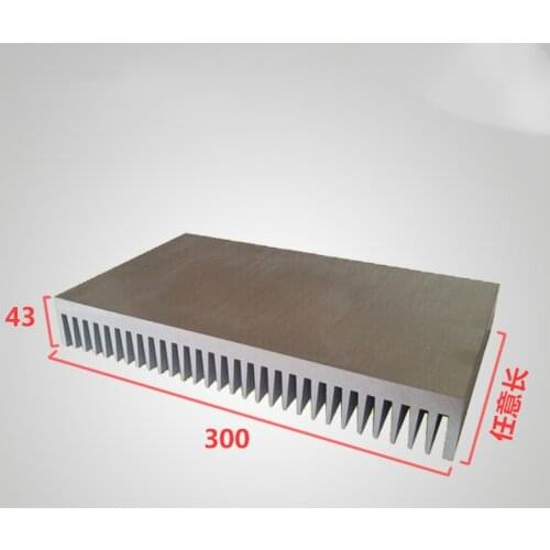 Custom length Cooling Plate 300*43*100/200/300 Aluminum Radiator Width 300,High 43 Heat sink Cooler Module large Power Heatsink
