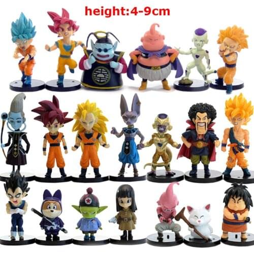 Dragon Ball Z Goku Broly Vegeta Buu Action Figure Super Saiyan Anime Figurine Ultra Instinct Figura Model Toy