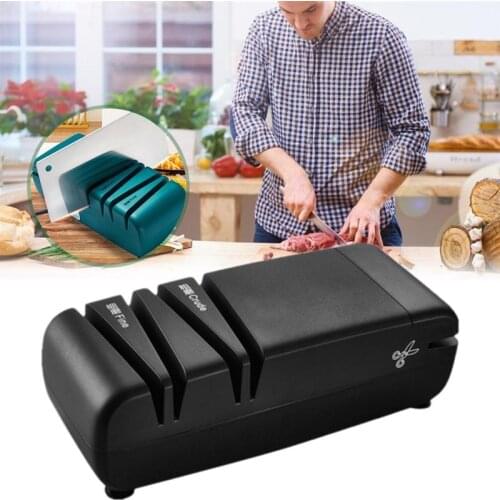 Knife Sharpener Electric Professional Sharpener Stone Automatic Grinding Fast Sharpener For Knives Sharpening Kitchen Tools