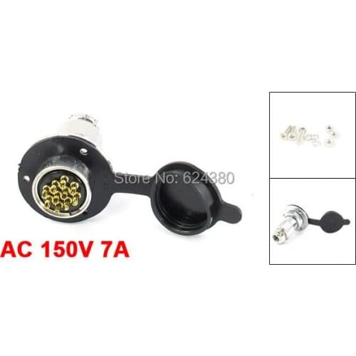 GX 25mm 10 Pin 10P Waterproof Female Male Aviation Connector Circular Plug Socket Adapter 7A 150V AC Discount