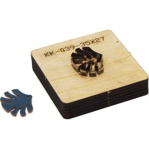 Herramientas para cuero leather craft template fabric cutter oak leaf earring die cutting knife mould hand punch tool