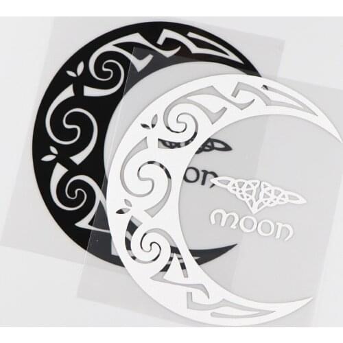 13.4X15.1CM Creative Cartoon Vinyl Decal Car Sticker Islam Moon Decoration