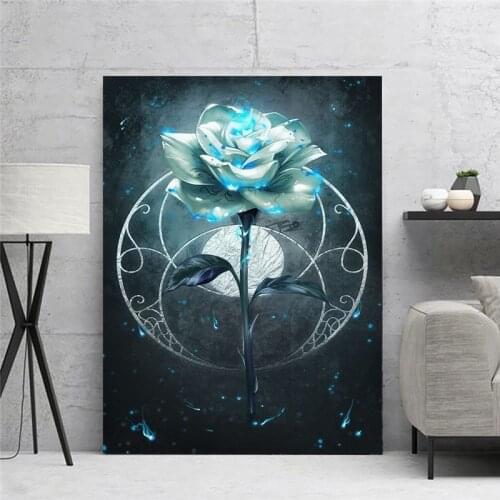 Modular That Shine Rose Flowers Canvas Paintings Home Decoration Dream Cool Poster HD Prints Pictures Living Room Wall Art Frame